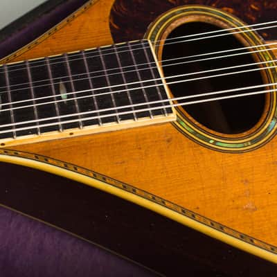 C. F. Martin Style C Flat Back Mandolin (1932), ser. #15376, black hard shell case. image 13