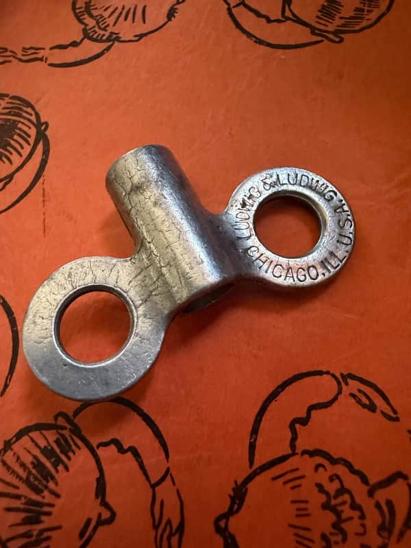 Ludwig&Ludwig Rare Mickey Mouse Drum Key 1910-1920 image 1
