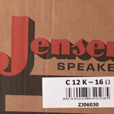 Jensen C12K 100 watt 12" 16 ohm ceramic magnet speaker image 1