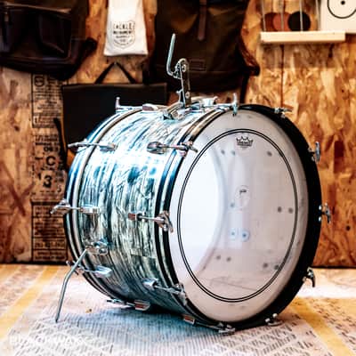 Ludwig Super Classic - 9x13 / 16x16 / 14x22" Drum Set with Keystone Badges 1968 - 1969 - Sky Blue Pearl image 11