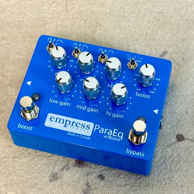 Used Empress ParaEq with Boost Circa 2010's Blue with Box image 2