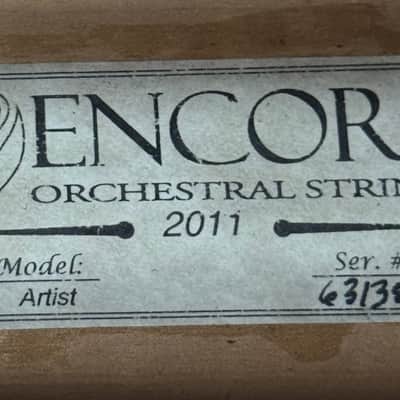 Encore. 3/4 Upright Double Bass.(2011)(Spruce/Flamed Maple)(Carry Bag) image 2