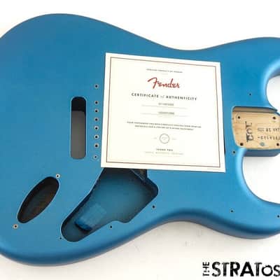 American Performer Fender Stratocaster Strat BODY, USA Satin Lake Placid Blue image 2
