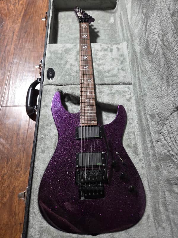 ESP LTD Kirk Hammett Signature KH-602 - Purple Sparkle w/ Hardshell Case image 1