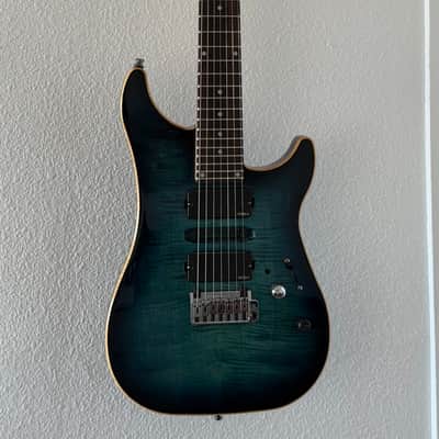 Vigier Excalibur Special 7 2013 - Mysterious Blue modified EMG image 2