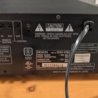 Denon DVM-3700 Audiophile 5-Disc CD/DVD Carousel Changer — Excellent Condition with Original Box & Manual (AL24 Processing) image 10