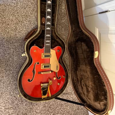 Gretsch G5422TG Electromatic Classic 2022 - Orange Stain w/Gretsch Tweed Hard Shell Case - FREE shipping image 17