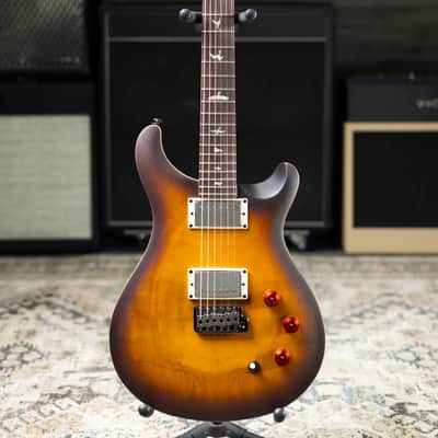 PRS SE Limited Edition David Grissom Exotic Burl Top Electric Guitar - McCarty Tobacco Sunburst with Gig Bag image 3