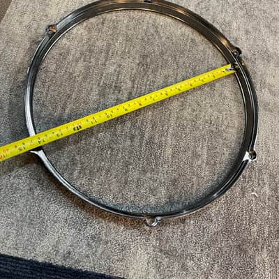 Tama Black Nickel 14 inch Die Cast Rim 6 hole image 12