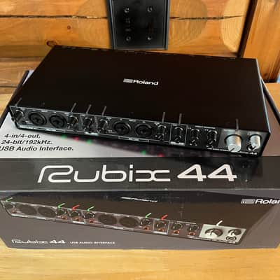 Roland Rubix 44 4x4 USB Audio Interface 2010s - Black image 1