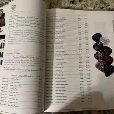 Fender Product Guide Accessories 2006 Gretsch Jackson Fender Blender Gig FX Keeley Visual sound Diaz squareface Texas Ranger Rat Pickups Bigsby image 4