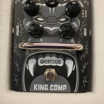 Orange King Comp Guitar Effects Compressor Pedal Black w/Box image 1