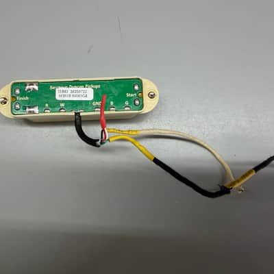 Seymour Duncan SHR-1b Hot Rails Strat Bridge Pickup 2010s - Cream image 5