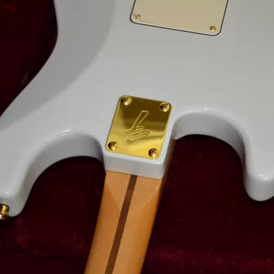 Custom Build Strat-Style P90-S-P90 Guitar - Transparent White image 8