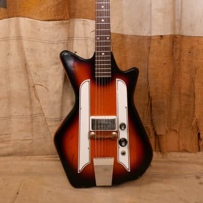 Airline Jetson's One Pickup Solid Body 1960's Redburst image 1