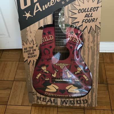 Gretsch G4530 Americana Limited Edition Wild West Sweethearts Acoustic Guitar 3/4 Size G-4530 Wild West Sweethearts Graphic image 1
