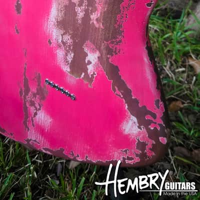 HEMBRY Fender Metora style bass/guitar doubleneck relic image 12