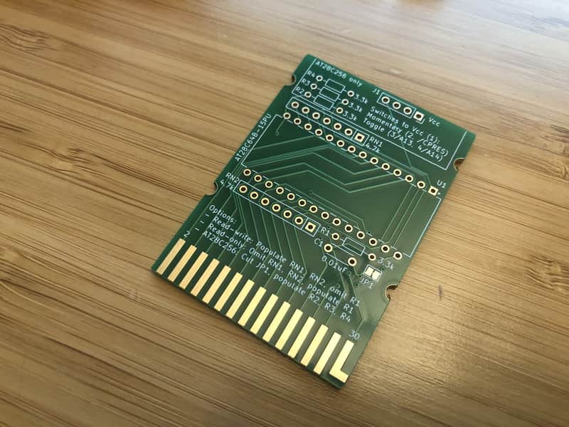 Ensoniq ESQ-1/SQ-80 EEPROM Cartridge PCB - Direct from PCB designer image 1