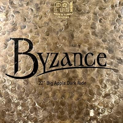 22" Meinl Byzance Dark Big Apple Dark Ride Cymbal 2482g *Video* image 4