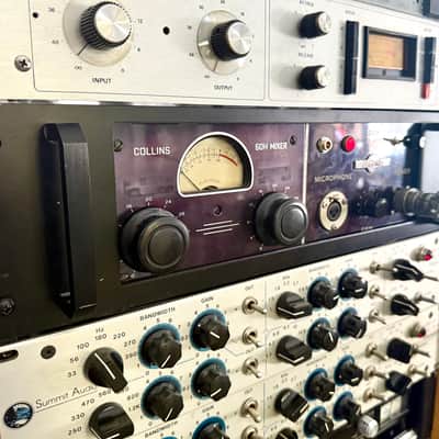Collins 212Y tube preamplifier/ 60H mixer c 1940’s 1950 - Racked original vintage remote microphone preamp mic-pre image 6