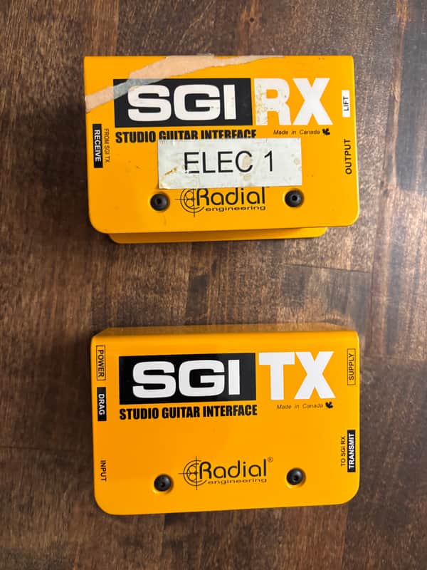 Radial SGI Studio Guitar Interface 2010s - Yellow image 1