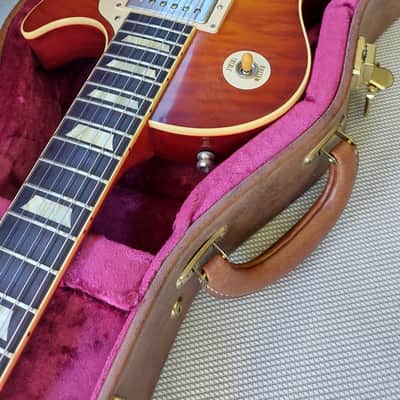 GIBSON CUSTOM SHOP 2014 HISTORIC COLLECTION 1959 Les Paul Standard Reissue VOS Iced Tea Burst Light Aged image 18