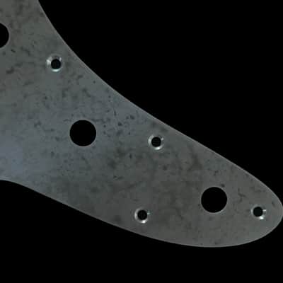 Jazzmaster Pickguard Scratchplate and Neck Plate - USA 60s Vintage - Mottled Marine Aluminium - Made-to-Order image 9