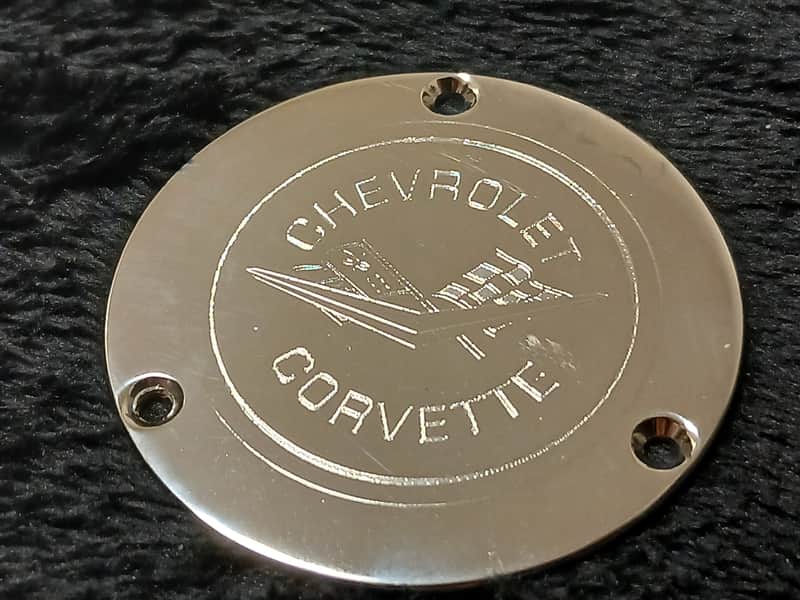 1995 Gibson Les Paul Corvette Control Switch Cover- Chrome image 1