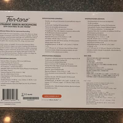 Warm Audio Fen-Tone Ribbon Microphone 2025 - Present - Nickel image 10