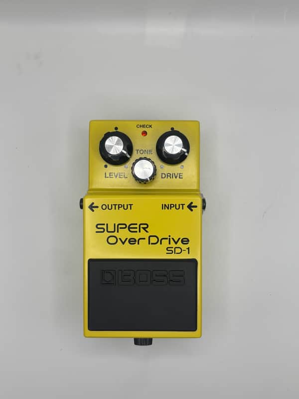 Boss SD-1 Super OverDrive (Silver Label) 1997 - Present - Yellow image 1