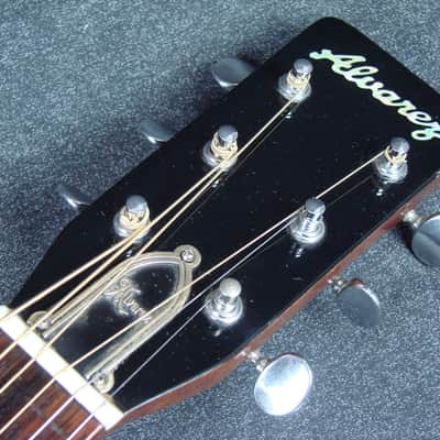 Vintage Alvarez 5046 Solid-Top Dreadnought Acoustic/Electric Guitar W/Case image 9