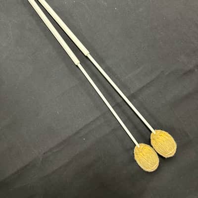 Vintage Musser M-8 Mallets, Soft Yellow, 2-Step Handles, 1970s-80s - EXCELLENT image 13
