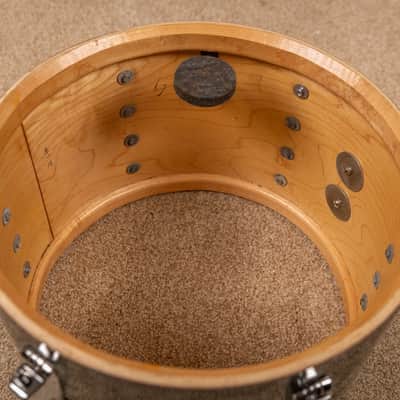 1971 Ludwig 9x13 Black Diamond Pearl Tom image 9