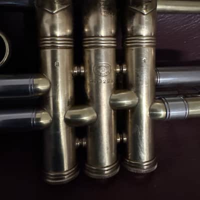 Besson Brevete (1950s) Bb Trumpet (England) (50 medals of honor) SN 139228 (100% new clear lacquered brass) image 4
