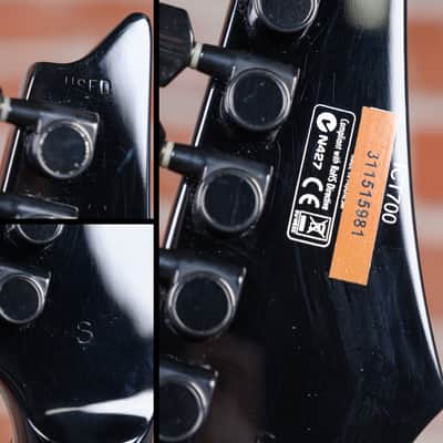 Ibanez ICT700 Iceman Black w/ Pinstripes 2011 w/OHSC Artist Owned image 14