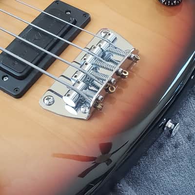 1989 Peavey Foundation FL 4 String Fretless USA Rare Electric Bass - Sunburst Finish image 5