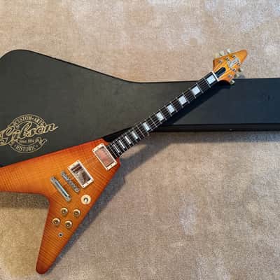 Gibson Custom Shop Flying V 2003 - Flame Maple Top image 2