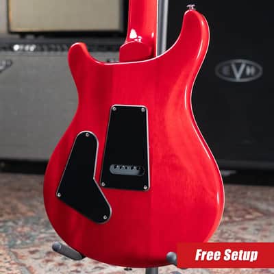 PRS SE Custom 24-08 Electric Guitar - Charcoal Cherry Burst with Gig Bag image 2