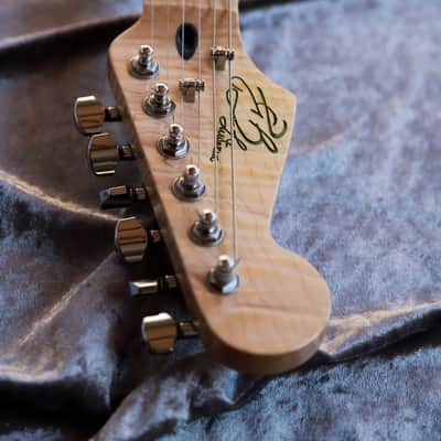 GB Liuteria Traditional Strato VegaTrem - strat style – Tamo Green image 17