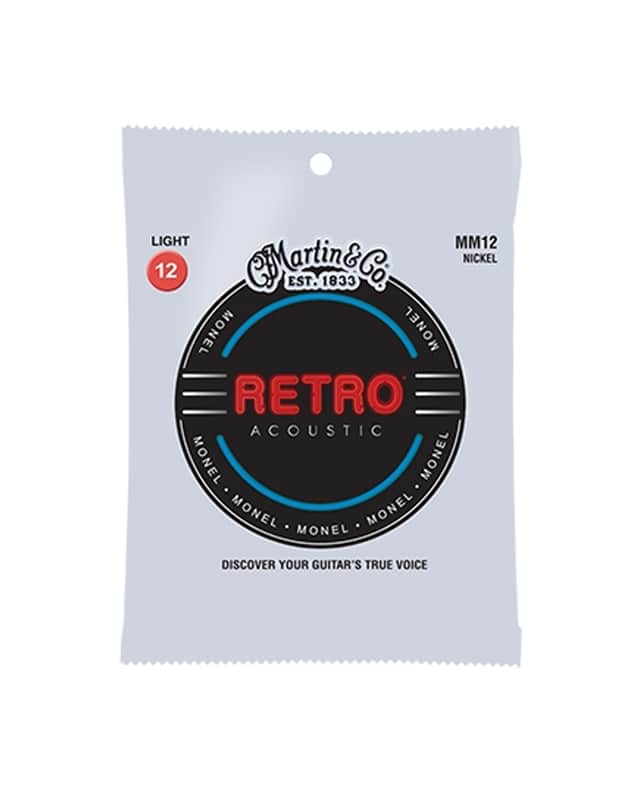 Martin MM12 Retro Acoustic Guitar Strings - .012-.054 Light image 1