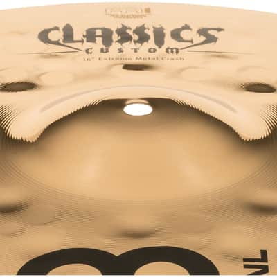 Meinl Classics Custom Crash 16" CC16EMC-B, Extreme Metal - Crash Cymbal image 3