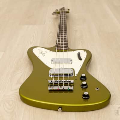 1966 Gibson Thunderbird IV Non-Reverse Vintage Bass, Inverness Green w/ Case image 11