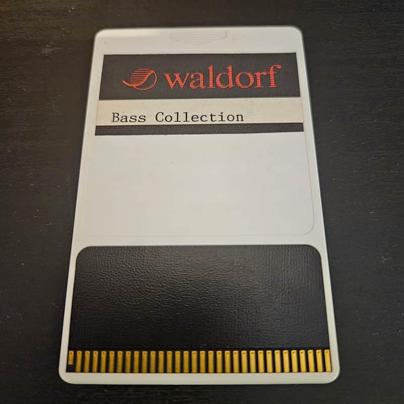Waldorf Microwave Bass Collection Sound Card 90s image 1