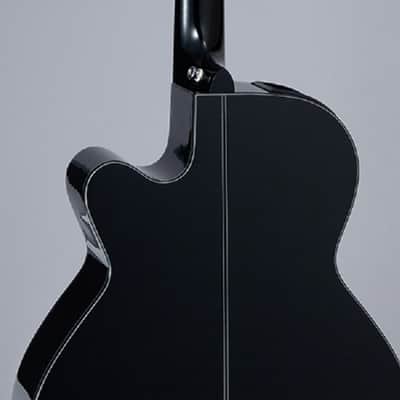 Takamine G Series GN30CE-BLK NEX Cutaway Acoustic-Electric Guitar Gloss Black image 7