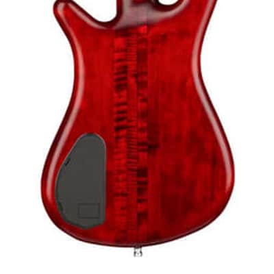 Warwick Pro Series Streamer Stage I-5 String-Burgundy Red Transparent Satin image 4