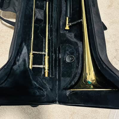 Yamaha YSL-354 Standard Trombone 2010s - Lacquered Brass image 5