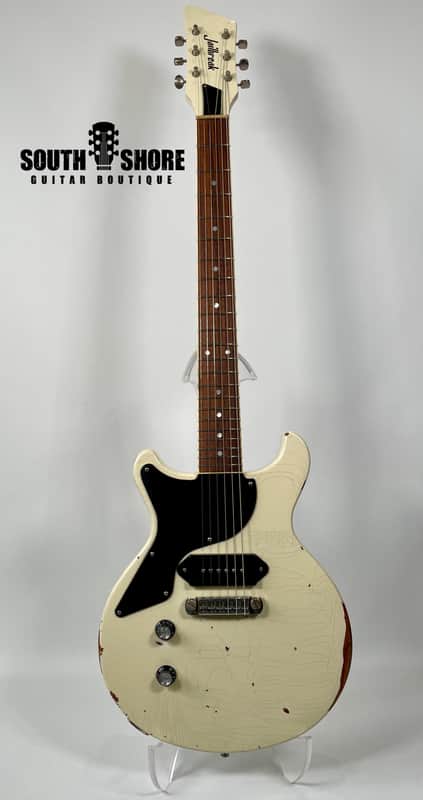 Jailbreak Guitars Tiger Left Handed, Vintage White Relic, Made in Italy (Demo Model) image 1