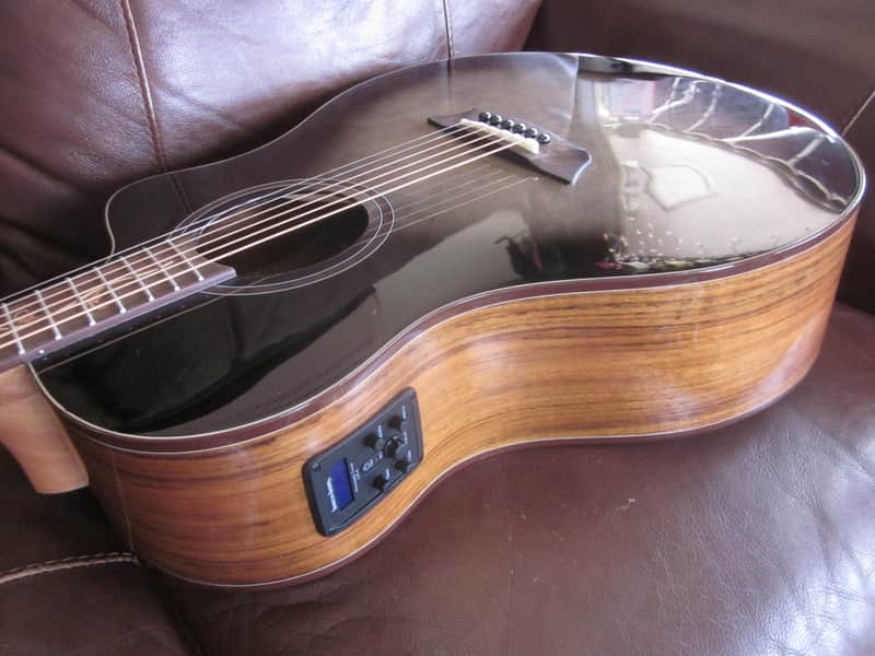 Washburn Bella Tono Studio S9V Vite Acoustic Electric Guitar BTS9VCECH-D-U - Spruce/Walnut image 1