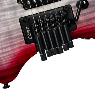 Cort Space 6GTR Electric Guitar w/Gig-bag. Semi Gloss Lava DIRECT SHIP image 5