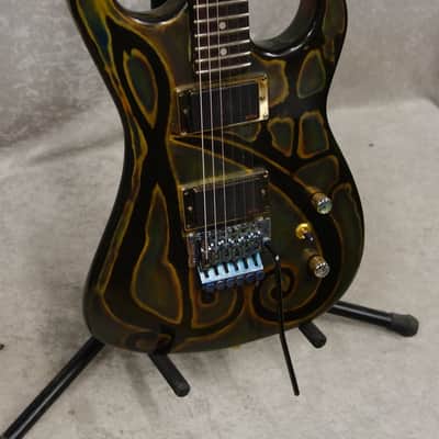 Unbranded "Home Brew" electric guitar with EMG pickups & Floyd Rose image 4